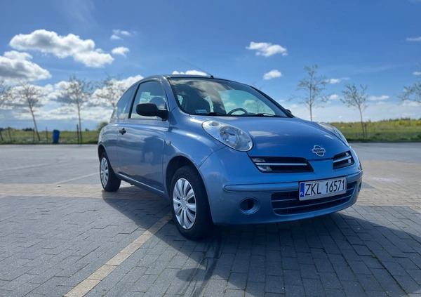 Nissan Micra cena 8400 przebieg: 86000, rok produkcji 2006 z Kołobrzeg małe 326